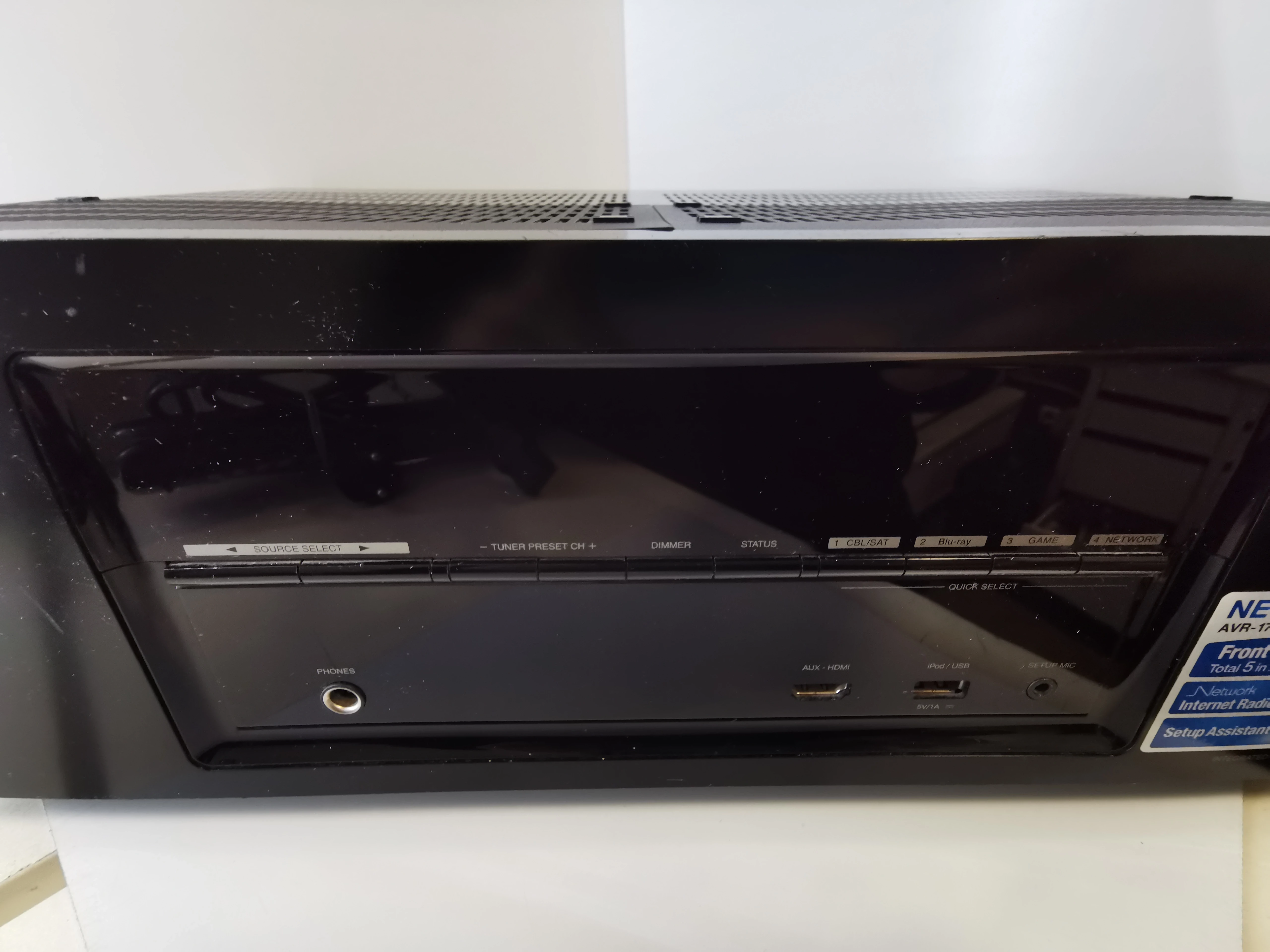 amplituner-denon-avr-1713-pilot-stan-uzywany