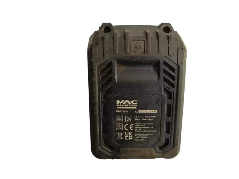 AKUMULATOR MACALLISTER MBAT18-5 18V 5,0AH
