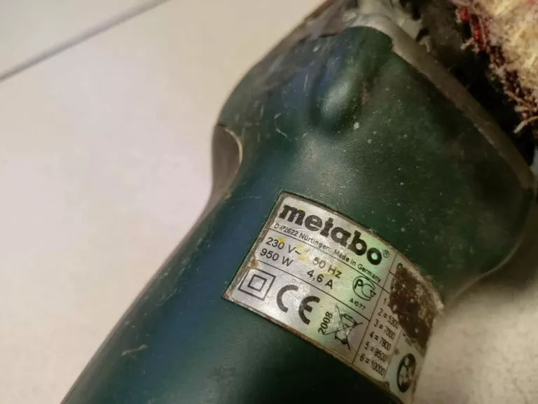 SZLIFIERKA KĄTOWA METABO WE 9-125 QUICK