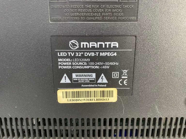 TELEWIZOR LED MANTA LED320M9 32" HD