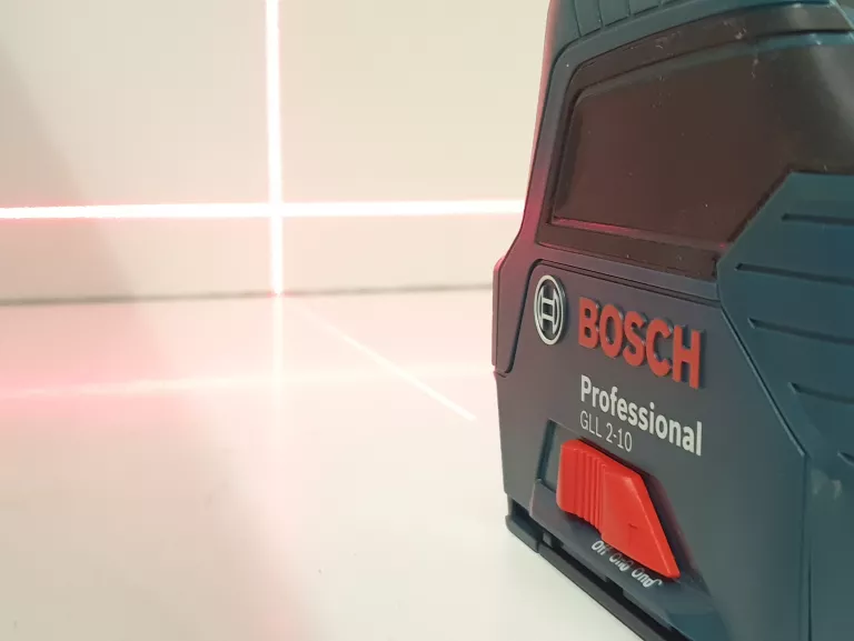 LASER KRZYŻOWY LINIOWY BOSCH GLL 2-10 KOMPLET + TYCZKA TP320 JAK NOWE