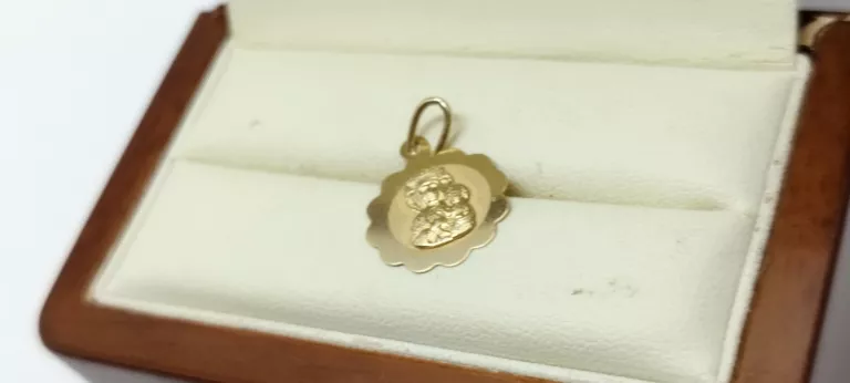ZŁOTY MEDALIK 0,77GR 585PR
