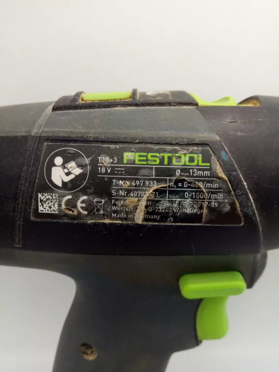 WIERTARKO-WKRĘTARKA FESTOOL 574756 (T18+3) WALIZKA