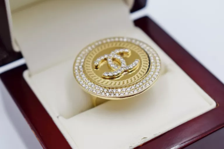 ZŁOTY PIERŚCIONEK - 585 14K - 5,07G 20R