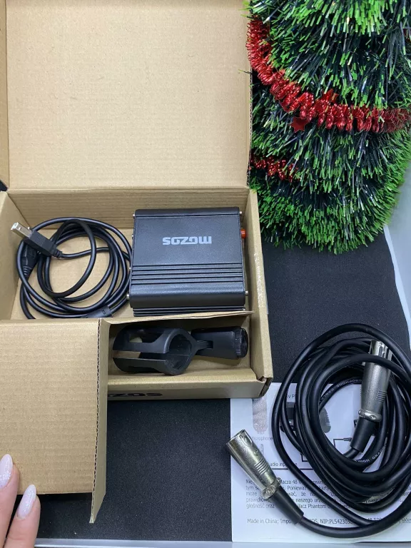 MIKROFON VONYX CM650 STUDIO + 48V PHANTOM M48P