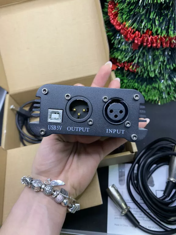 MIKROFON VONYX CM650 STUDIO + 48V PHANTOM M48P