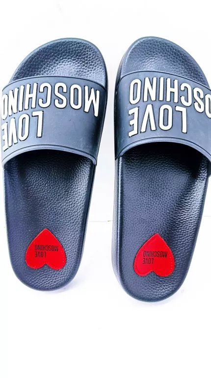 KLAPKI LOVE MOSCHINO CZARNE R38