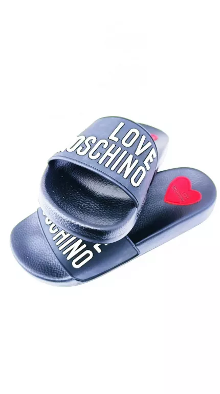 KLAPKI LOVE MOSCHINO CZARNE R38
