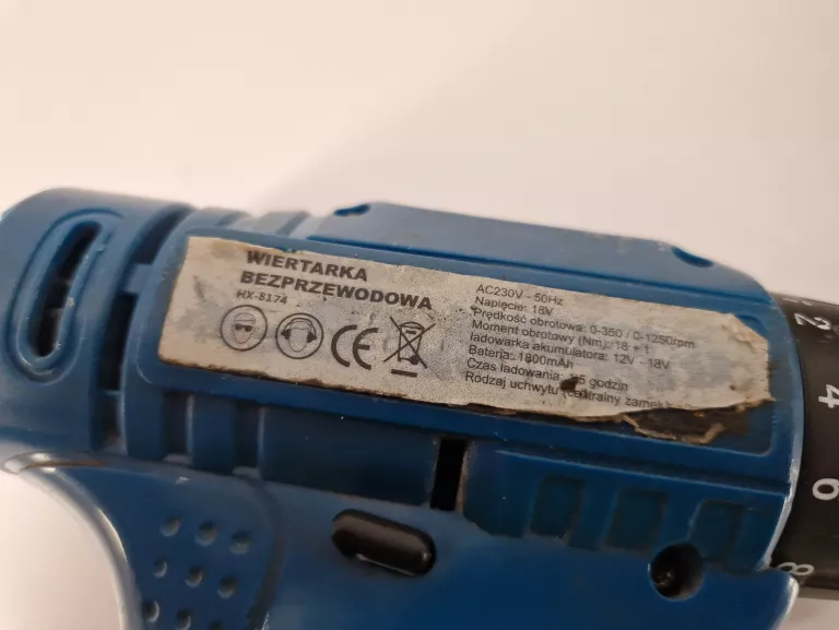 WKRĘTARKA HOXTER HX-8174 2AKU WALIZKA