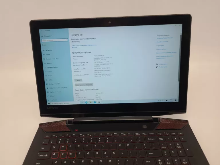 LAPTOP LENOVO IDEAPAD Y700-15ISK I7-6700HQ 8GB
