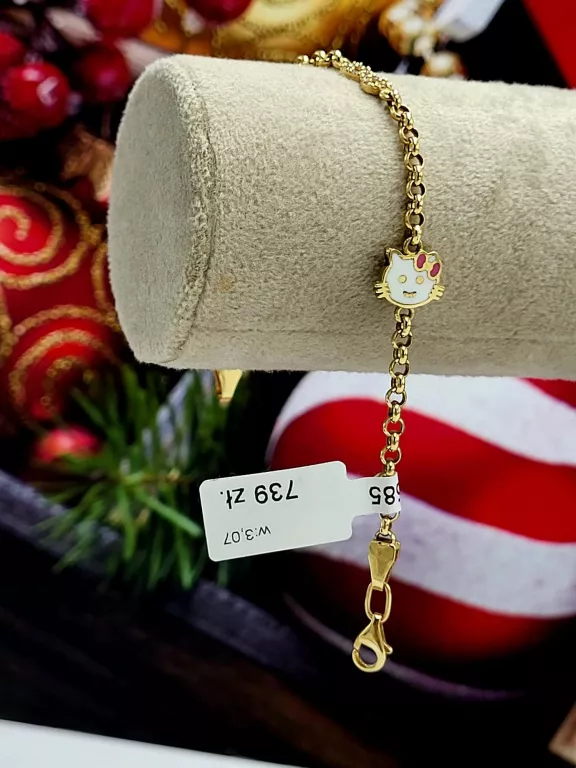 WYRÓB JUBILERSKI UŻYWANY1X BRANSOLETKA HELLO KITTY