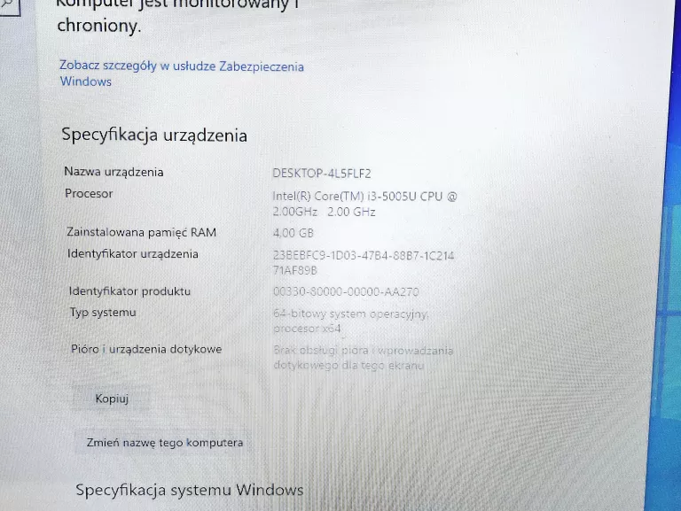 LAPTOP ACER ASPIRE E5-772G
