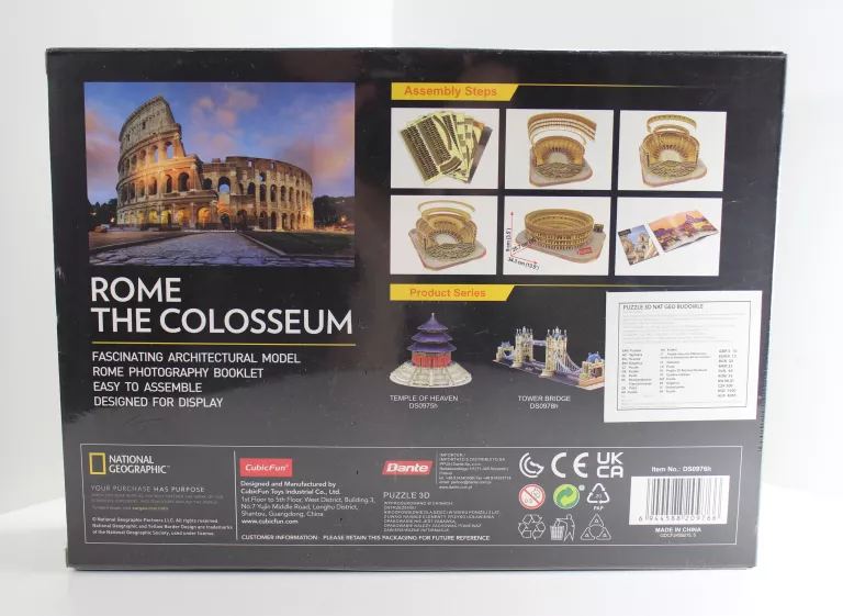 PUZZLE 3D NATIONAL GEOGRAPHIC THE COLOSSEUM