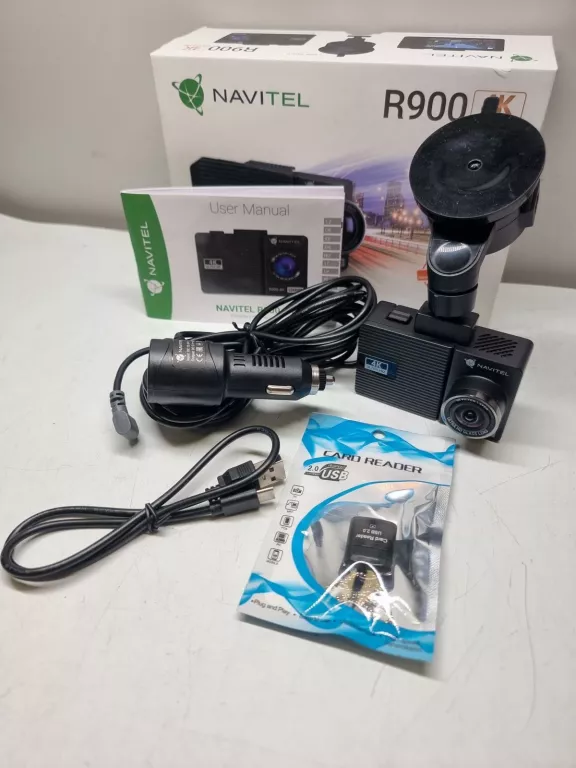 KAMERA SAMOCHODOWA NAVITEL R900 4K KOMPLET