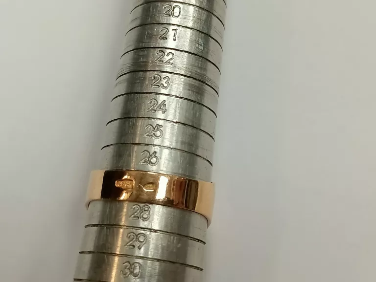 CIEKAWY MĘSKI SYGNET 9,90G ROZMIAR 27 PR585 14K