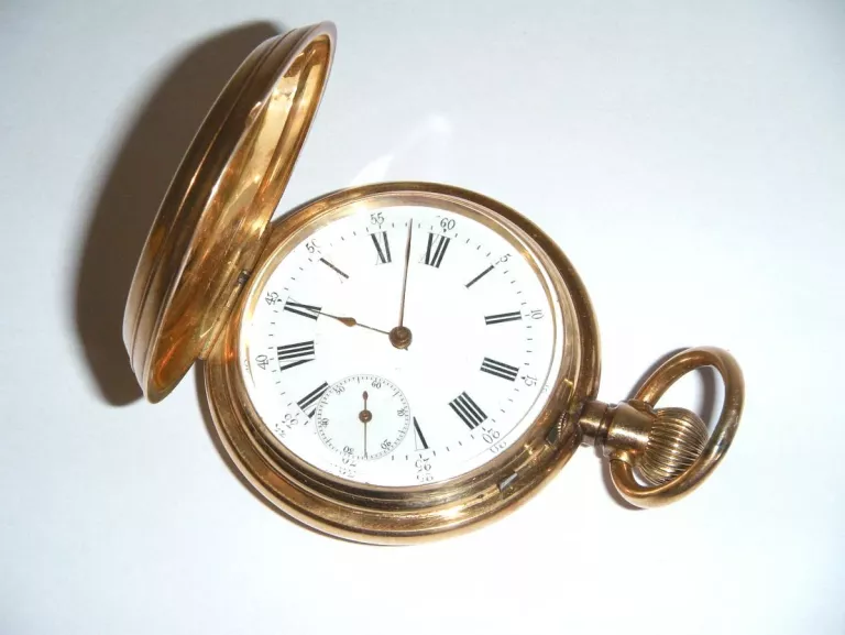 ZEGAREK KIESZONKOWY ZŁOTY 14K