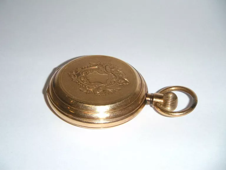 ZEGAREK KIESZONKOWY ZŁOTY 14K