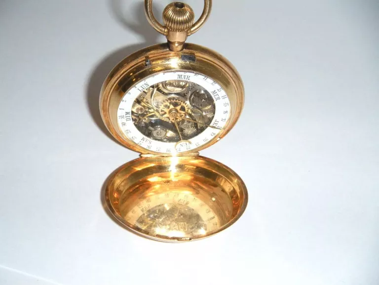 ZEGAREK KIESZONKOWY ZŁOTY 14K