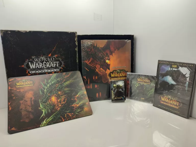 ZESTAW WORLD OF WARCRAFT CATACLYSM COLLECTORS EDITION