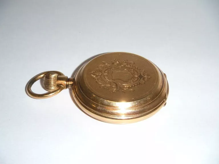 ZEGAREK KIESZONKOWY ZŁOTY 14K