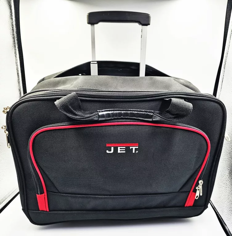 WALIZKA JET NA KÓŁKACH CZARNA