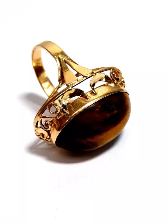 PIĘKNY ZŁOTY PIERŚCIONEK 11,02G 585 R18