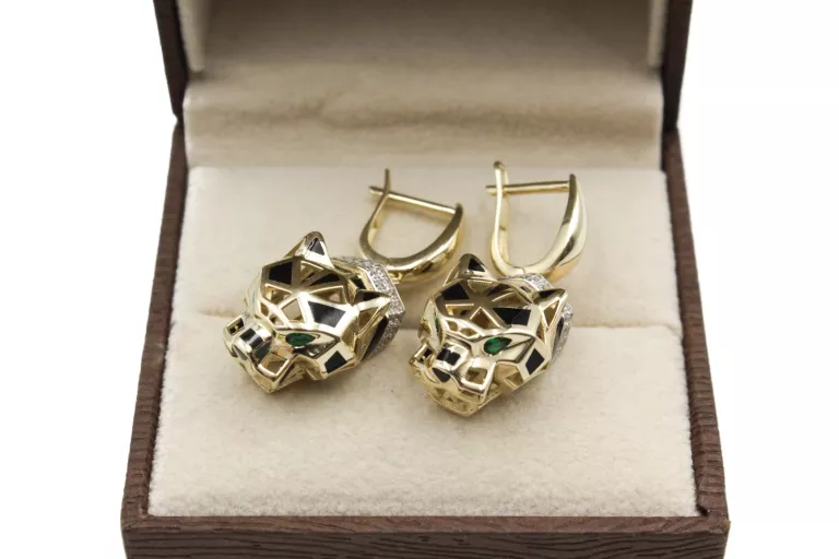 zlote-azurowe-kolczyki-tygrys-puma-585-78g-kk120-prusa-60-pruszkow