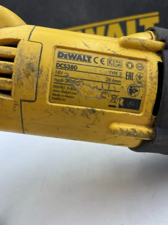 PIŁA DEWALT DCS380M2 WALIZKA 2 X AKU