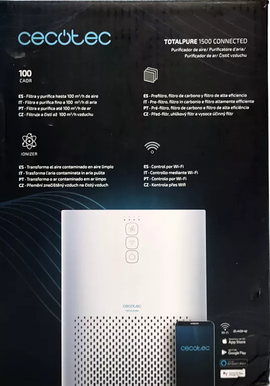 OCZYSZCZACZ POWIETRZA CECOTEC TOTALPURE 1500