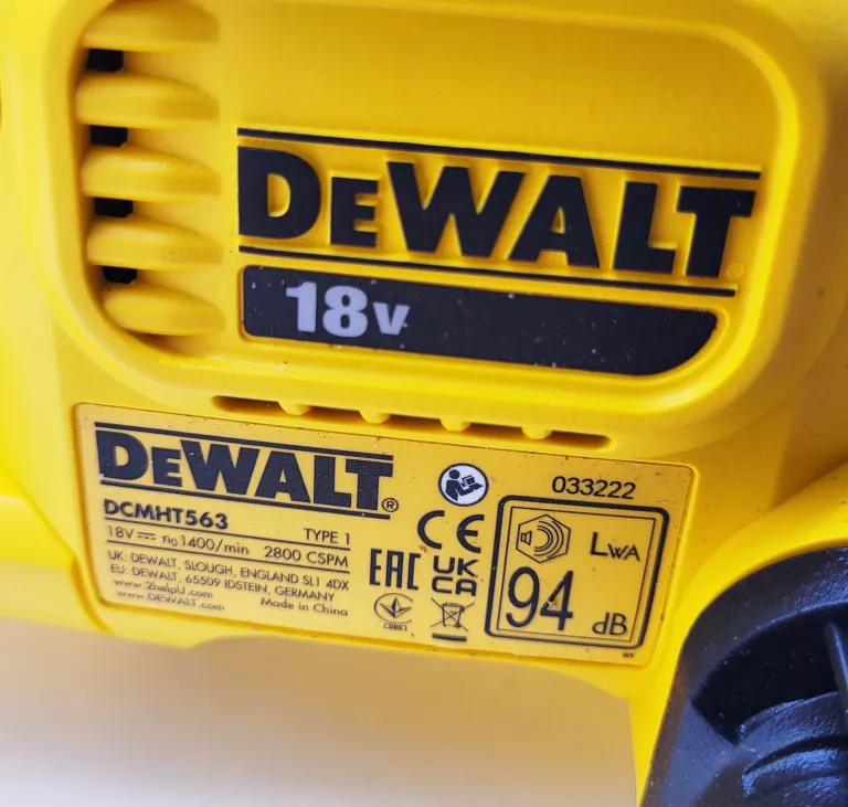 DCM563PB NOŻYCE DO ŻYWOPŁOTU 18V DEWALT