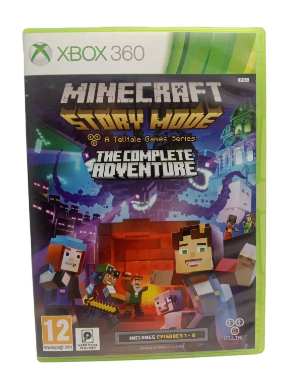 MINECRAFT STORY MODE XBOX 360