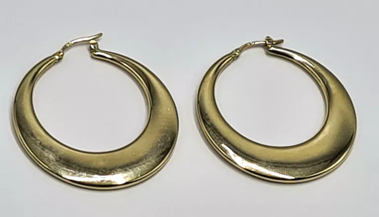 ŚLICZNE ZŁOTE KOLCZYKI 585