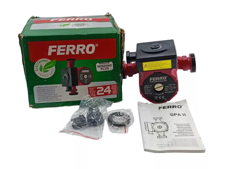 POMPA DO C.O. FERRO 25-60/180 GPA II ELEKTRONICZNA