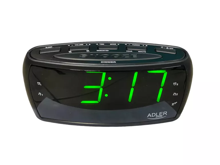 RADIOBUDZIK FM/AM ZEGAR LED ADLER AD1121