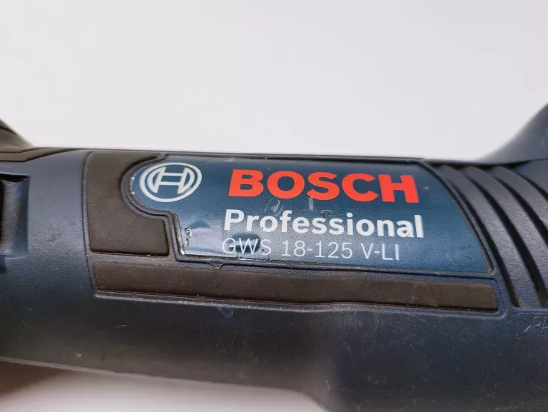 SZLIFIERKA AKUMULATOROWA BOSCH GWS 18-125 V-LI