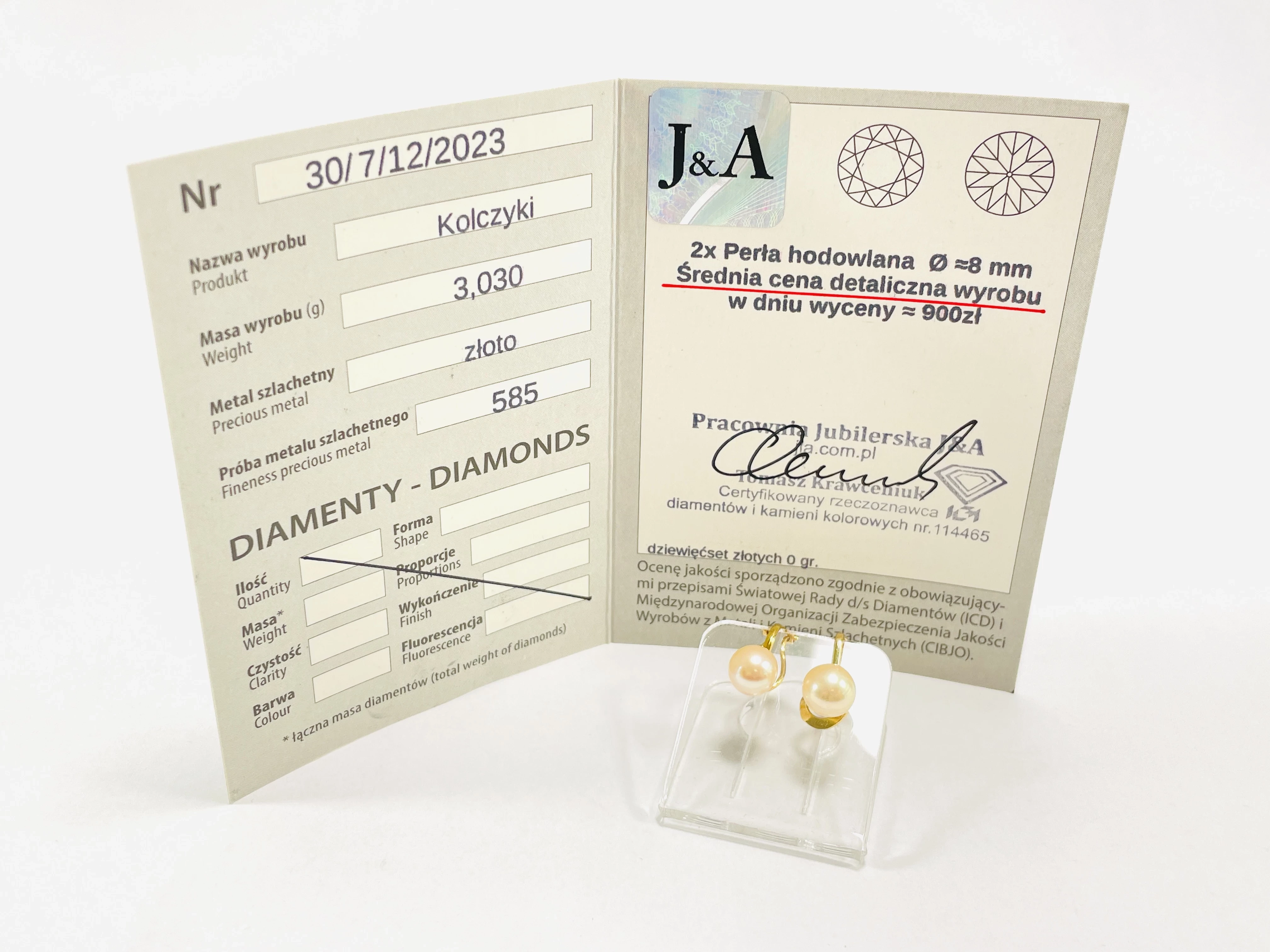 zlote-klipsy-585-z-perlami-hodowlanymi-8mm-303g-certyfikat-kolczyki-material-zloto