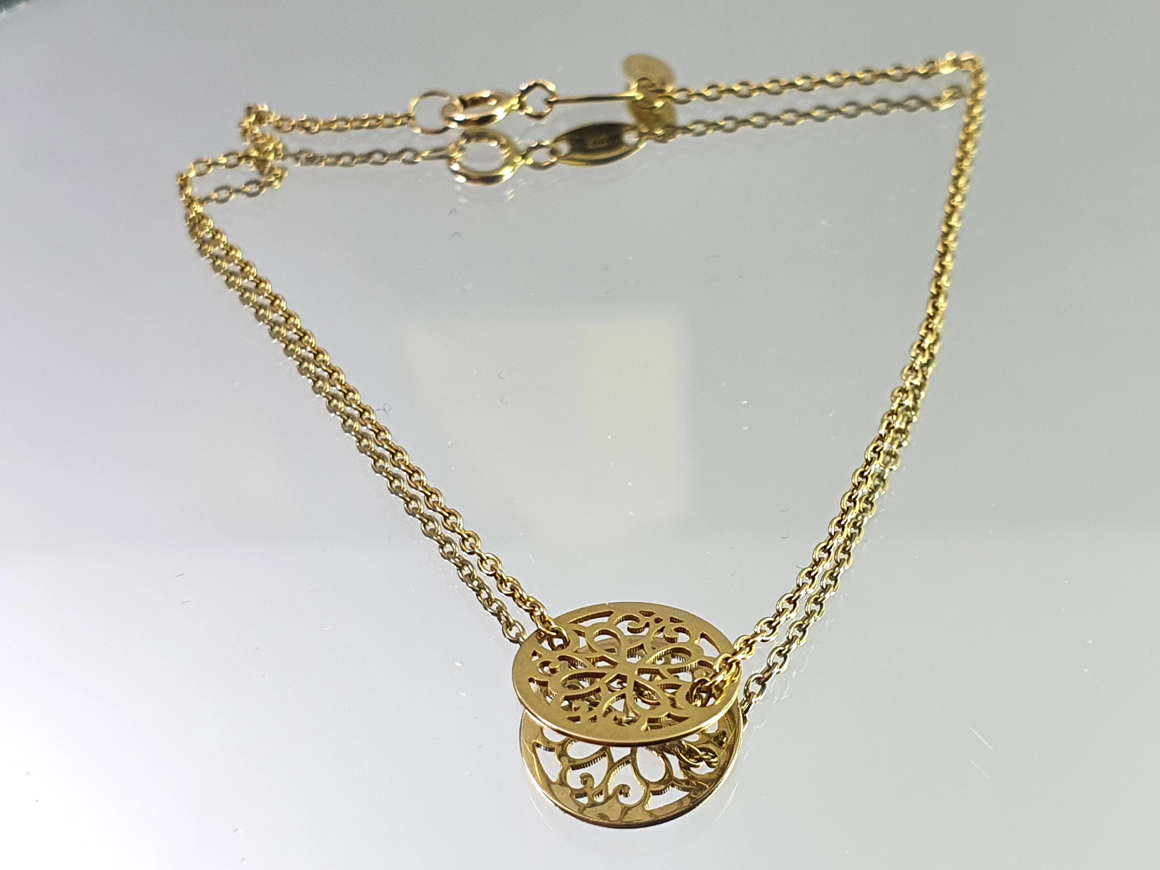 zlota-bransoletka-apart-333-085g-dl-18cm-motyw-brak