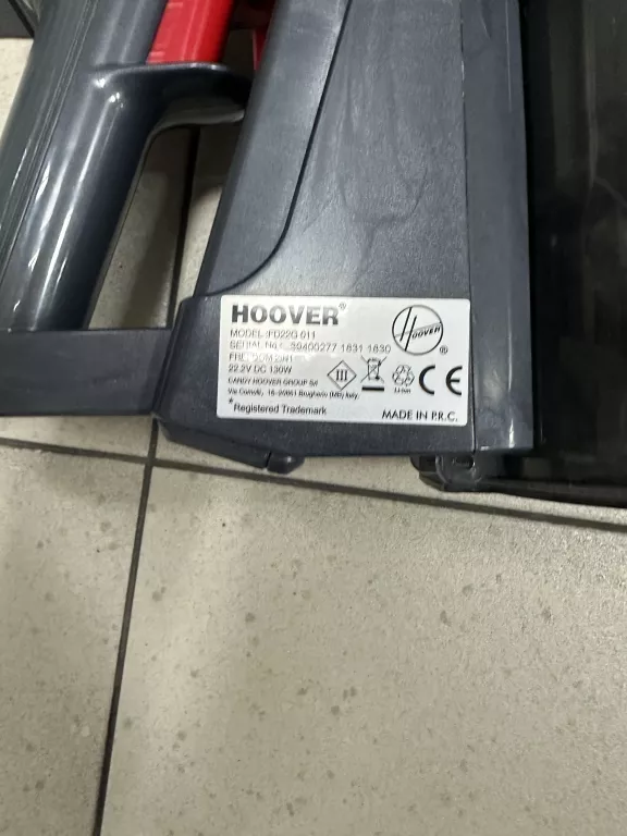 ODKURZACZ PIONOWY HOOVER FREEDOM FD22G