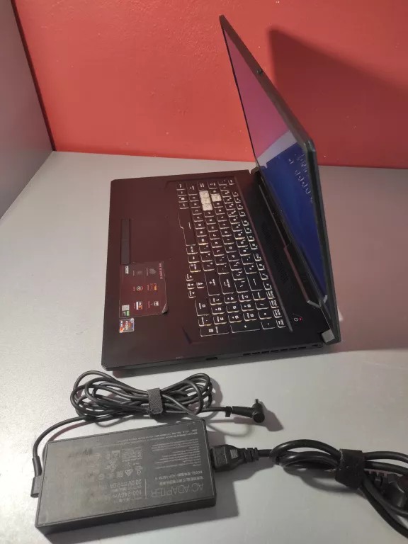 LAPTOP ASUS TUF FA706 RYZEN 7 16GB/512GB 1660TI USZK. TOUCHPAD