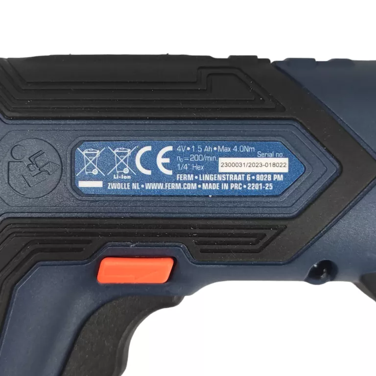 WKRĘTAK FERM CDM1171 +KOŃCÓWKI +ŁAD +BITY +INSTRUKCJA