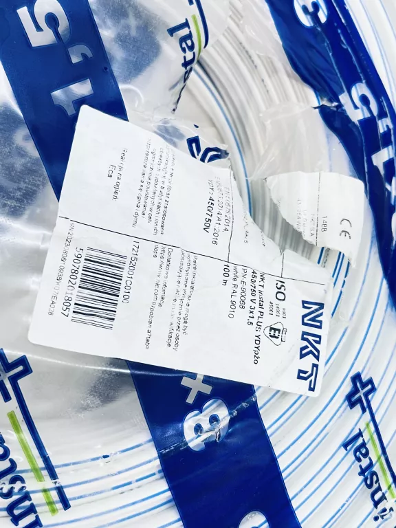 KABEL PRZEWÓD 3X1,5 100M NKT