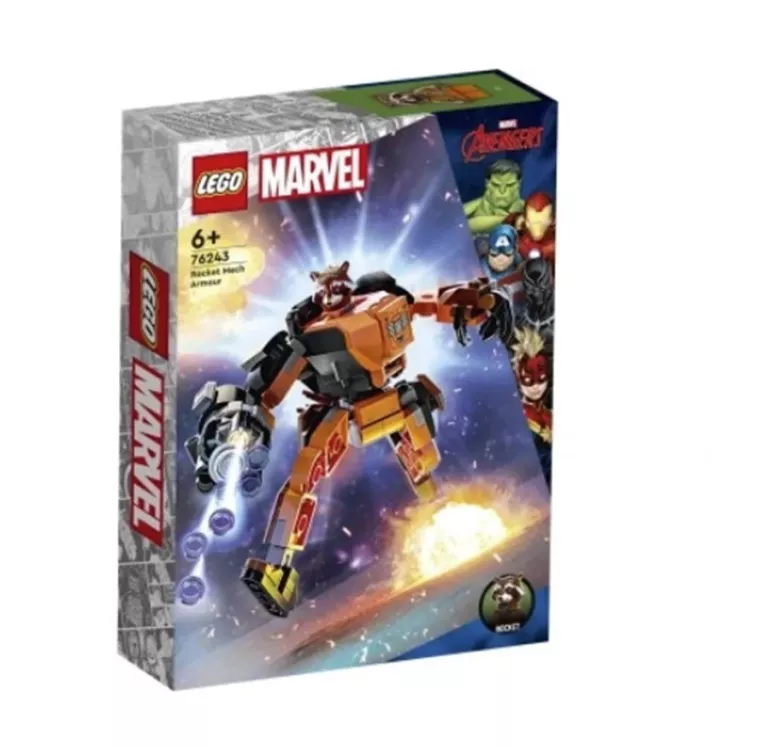 klocki-lego-super-heroes-76243-mechaniczna-zbroja-rocketa-stan-powystawowy