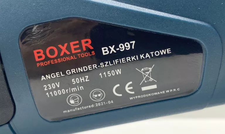 SZLIFIERKA KĄTOWA BOXER BX-997 !