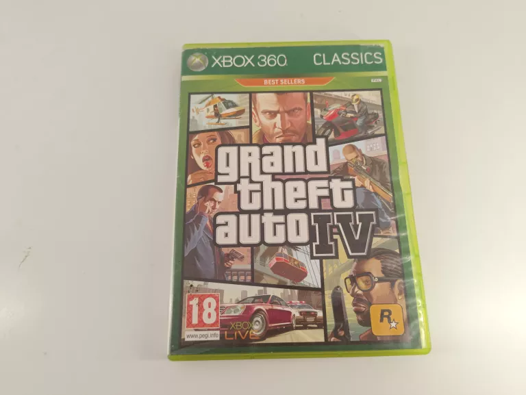 GRA XBOX 360 GRAND THEFT AUTO IV