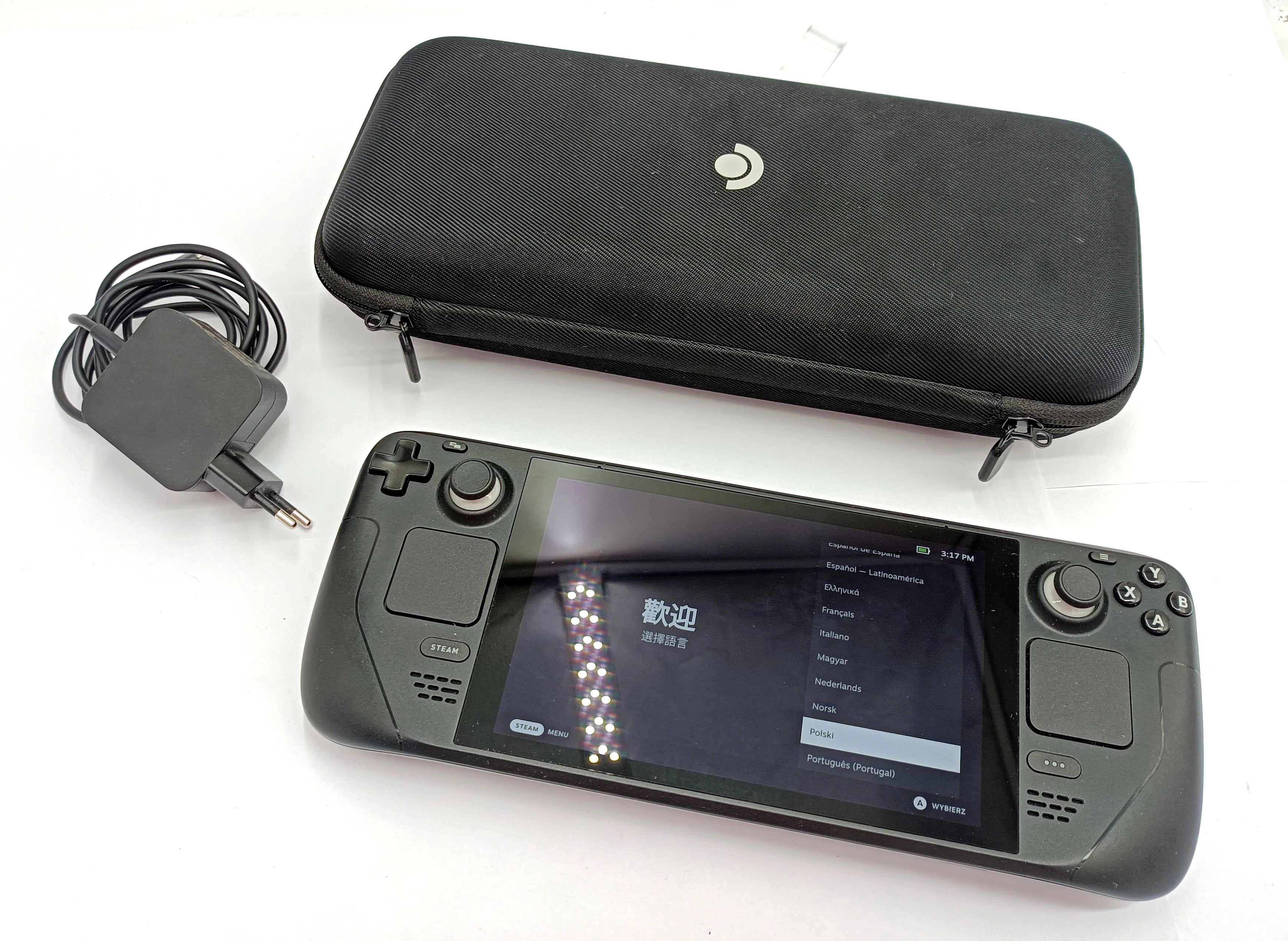 KONSOLA VALVE STEAM DECK 1010 256GB + ŁADOWARKA + ETUI Konsole Loombard.pl