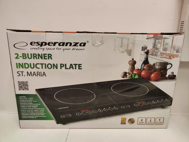 KUCHENKA PRZENOŚNA INDUKCYJNA ESPERANZA EKH008 KPL
