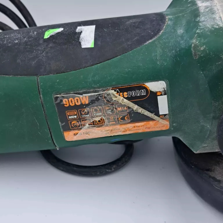 SZLIFIERKA KĄTOWA TECFORM 900W 56G109
