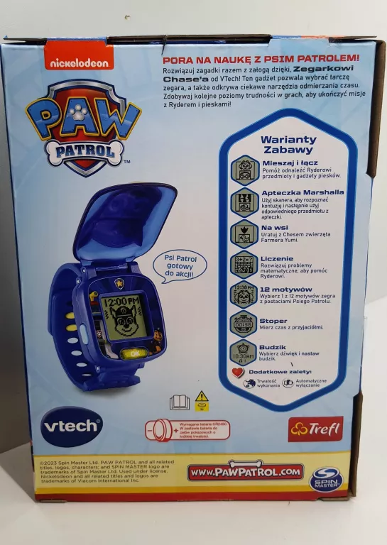 ZEGAREK INTERAKTYWNY PSI PATROL CHASE VTECH 61801
