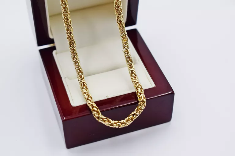 zloty-lancuszek-splot-krolewski-pr585-14k-55cm-3966g-material-zloto