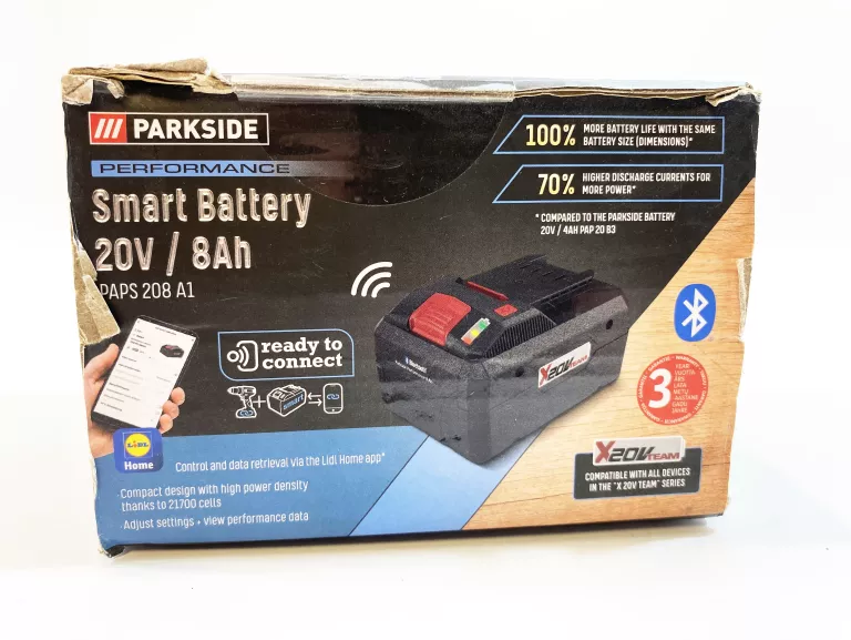 AKUMULATOR PARKSIDE SMART BATTERY 20V/8AH